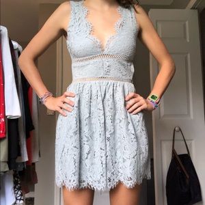 lace mini dress